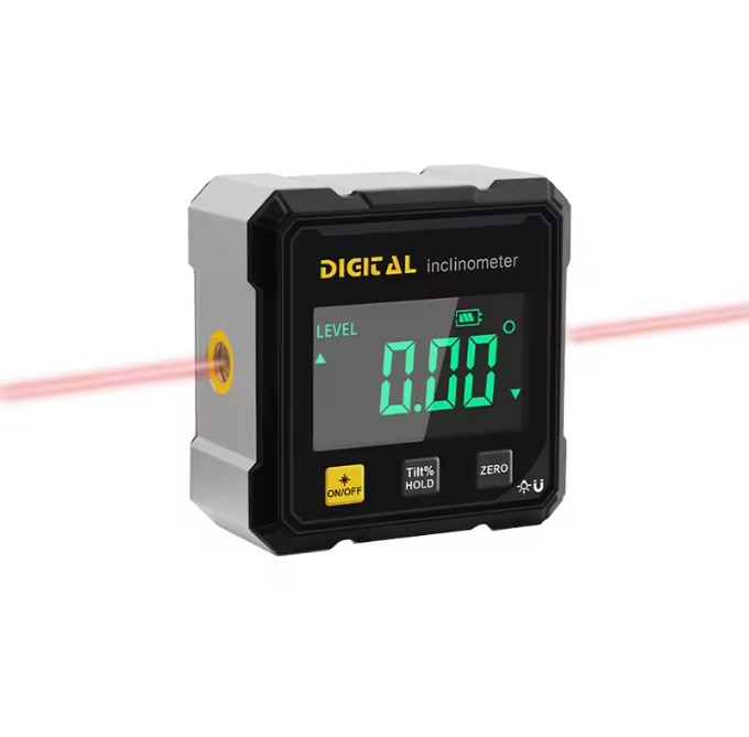 NUVEAR - Digitaler Winkelmesser, 360-Grad-Magnet-Neigungsmesser